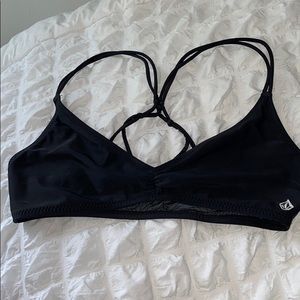 Black billabong halter bikini top